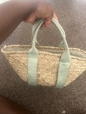 Zara rafia beige for sale  GRAYS