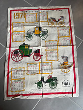 Torchon calendrier ancien d'occasion  Bordeaux-
