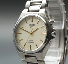 Vintage 1996 [N ESTADO PERFEITO] SEIKO Spirit 4M21-0B50 AGS Relógio Masculino Titânio 36mm JAPÃO comprar usado  Enviando para Brazil