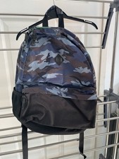 Blue camouflage backpack for sale  SOLIHULL