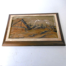 Tableau chalet montagne d'occasion Tableau chalet montagne d'occasion  Vif