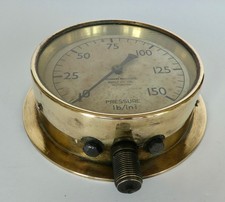 Vintage brass pressure for sale  UK