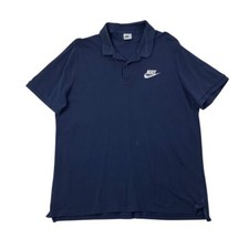 Camisa polo masculina Nike XL extra grande algodão marinho roupas esportivas logotipo golfe comprar usado  Enviando para Brazil