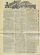 Edwardian amateur gardening for sale  CHESTER