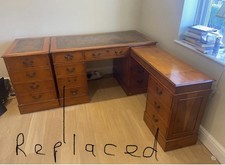 Drawer wooden desk for sale  HARPENDEN