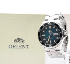 [N ESTADO PERFEITO/Caixa, Papel] Relógio Masculino ORIENT Diver F692-UAV0 Dia Data Verde AT JAPÃO comprar usado  Enviando para Brazil
