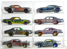 Hot Wheels 50TH "Zamac" conjunto completo 1-8 solto com pequenos estojos de PVC. Lote de 8 comprar usado  Enviando para Brazil