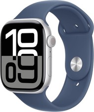 APPLE Watch Series 10 - 42 mm estojo de alumínio prata com pulseira esportiva denim, P/..., usado comprar usado  Enviando para Brazil