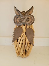 Driftwood ceramic owl for sale  Janesville