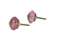 Hermoso Par De Rosa Color Cerámico Mano Pintado Dorado Vitrina Perillas. i24-208, usado comprar usado Hermoso Par De Rosa Color Cerámico Mano Pintado Dorado Vitrina Perillas. i24-208, usado comprar usado  Enviando para Brazil