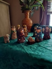 Miniature nativity figures for sale  Richmond