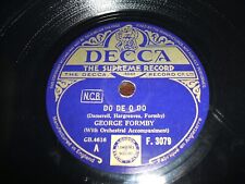 78rpm decca f3079 for sale  NORWICH