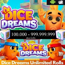 DICE DREAMS - UNLIMITED ROLLS DICE (iOS Android) comprar usado  Enviando para Brazil