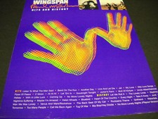 PAUL McCARTNEY sucessos e história com WINGSPAN 2001 PÔSTER PROMOCIONAL ANÚNCIO comprar usado  Enviando para Brazil