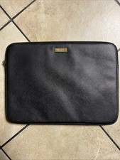 Notebook Kate Spade, Capa Tablet Preta, Zíper Dourado, Forro de Almofada Rosa, 10x13” comprar usado  Enviando para Brazil
