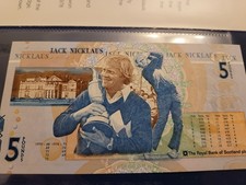 jack nicklaus five pound note for sale jack nicklaus five pound note for sale WAKEFIELD