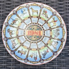 Wedgwood calendar plate for sale  CHESTERFIELD