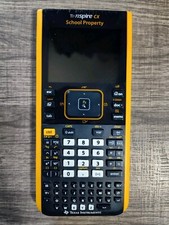 Calculadora gráfica Texas Instruments TI-Nspire CX propriedade escolar amarela comprar usado  Enviando para Brazil