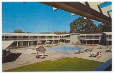 Cartão postal Santa Rosa CA Los Robles Motor Lodge vista para piscina Califórnia comprar usado  Enviando para Brazil