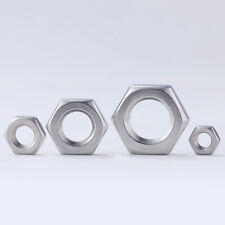 Tuercas hexagonales delgadas Tuercas de tornillo hexagonales Tuercas de bloqueo 304/316 Acero inoxidable M2-M30 para perno segunda mano  Embacar hacia Mexico