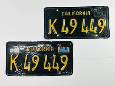License plates black for sale  Friant