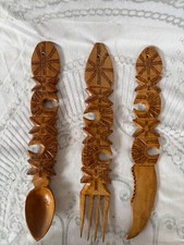 Wandbesteck holz messer gebraucht kaufen  Frankfurt am Main