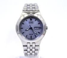 Relógio de quartzo Citizen Eco Drive N-E001-8071131-KA data do dia 8N0116 aço inoxidável comprar usado  Enviando para Brazil