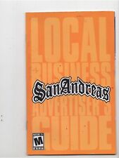 GTA San Andreas PS2 SOMENTE MANUAL Autêntico comprar usado  Enviando para Brazil