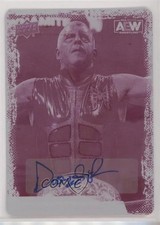 Usado, Placa de impressão 2022 AEW All Elite Wrestling magenta 1/1 Dustin Rhodes #46 automática comprar usado  Enviando para Brazil