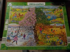 Jahreszeiten rahmenpuzzle teil gebraucht kaufen  Polle