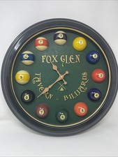 Billiards clock fox for sale  Strongsville