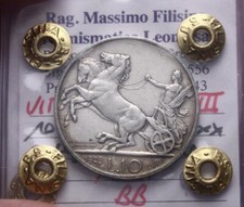 Veiii lire argento usato  Italia