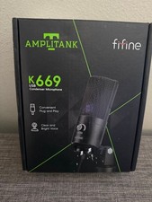 Novo microfone condensador USB caixa aberta FIFINE K669 gravação/streaming *testado*, usado comprar usado Novo microfone condensador USB caixa aberta FIFINE K669 gravação/streaming *testado*, usado comprar usado  Enviando para Brazil