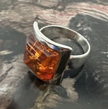 Silberring 925 bernstein gebraucht kaufen  Langenhagen