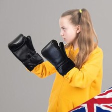 Luvas de boxe infantis respiráveis luvas de kickboxing luvas de muay thai para saco de pancadas comprar usado  Enviando para Brazil