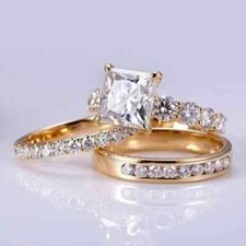 Princess cut simulated for sale  Millbury