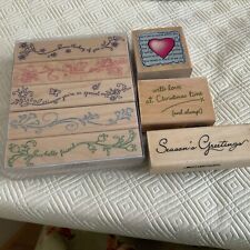 Rubber stamps card for sale  HULL