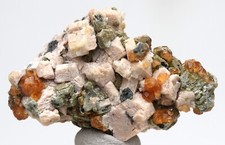 Usado, SPESSARTINE GRANADA MICA MICROCLINE Aglomerado de Cristal Amostra Mineral CHINA comprar usado  Enviando para Brazil
