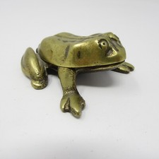 Brass frog box for sale  Seguin