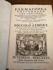 Farmacopea universale lemery usato  Macerata