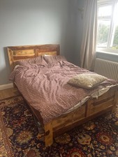 Sheesham double bed for sale  SLOUGH