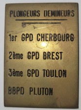 Plaque militaire cuivre d'occasion  Amiens-