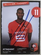 Carte dédicacée thomert d'occasion  Rennes-