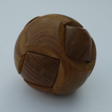 Wooden jigsaw ball for sale  PERSHORE