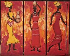 Afrikanische frauen ölbilder gebraucht kaufen  Berlin
