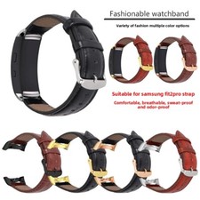 Pulseira de relógio para Samsung Gear Fit2 Pro R360 cabeça couro bovino pulseira de substituição comprar usado  Enviando para Brazil