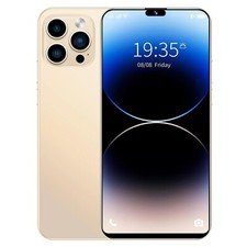 Celular desbloqueado i14Pro 4G 16GB+2GB smartphone Android 10 - OURO comprar usado  Enviando para Brazil