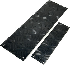 Black aluminium chequer for sale  LITTLEBOROUGH