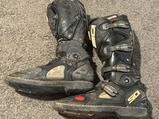 Botas de Equitação SIDI Crossfire Masculinas Tamanho 11 EUR 45 Motocross MX Bicicleta Suja Preta comprar usado  Enviando para Brazil