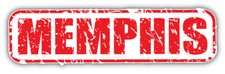 Memphis City Usa Grunge Carimbo Decalque Adesivo Para-choques de carro comprar usado  Enviando para Brazil